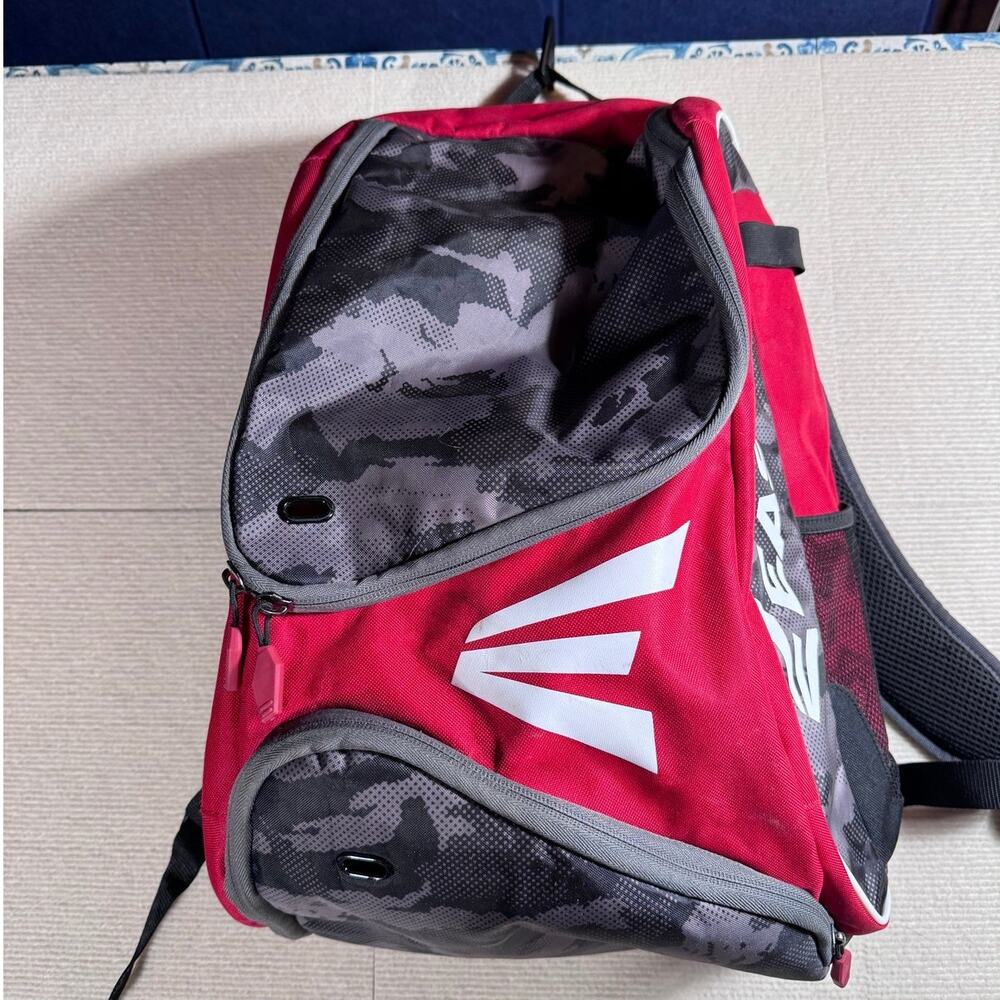 Easton Game Ready Youth Equipment Backpack Dugout Red Camo Baseball SoftBall BTS